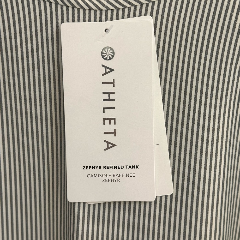 NWT Athleta Refined Tank Stripe 3X - Picture 2 of 11